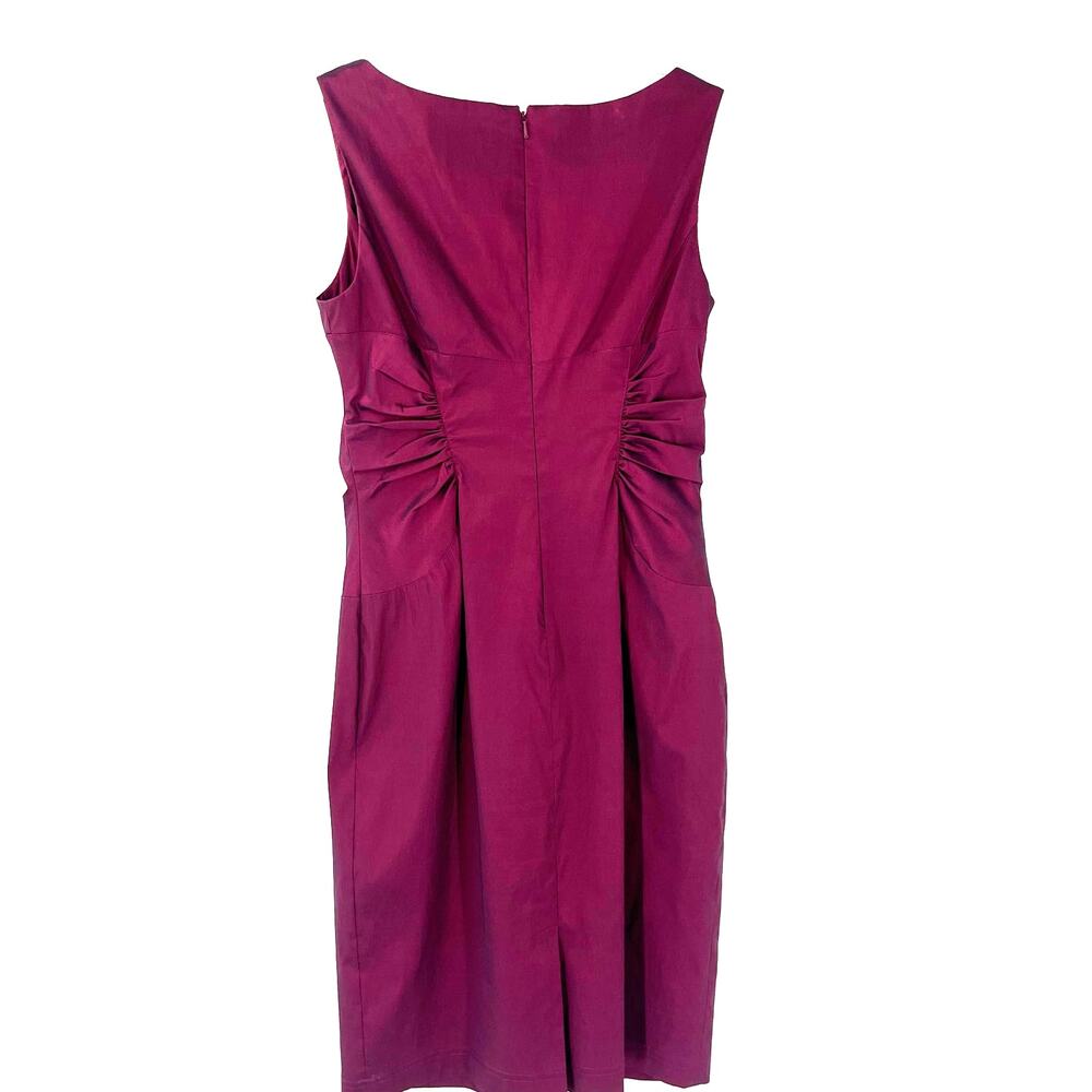Adrianna Papell Magenta Midi Sheath Dress - Picture 4 of 14